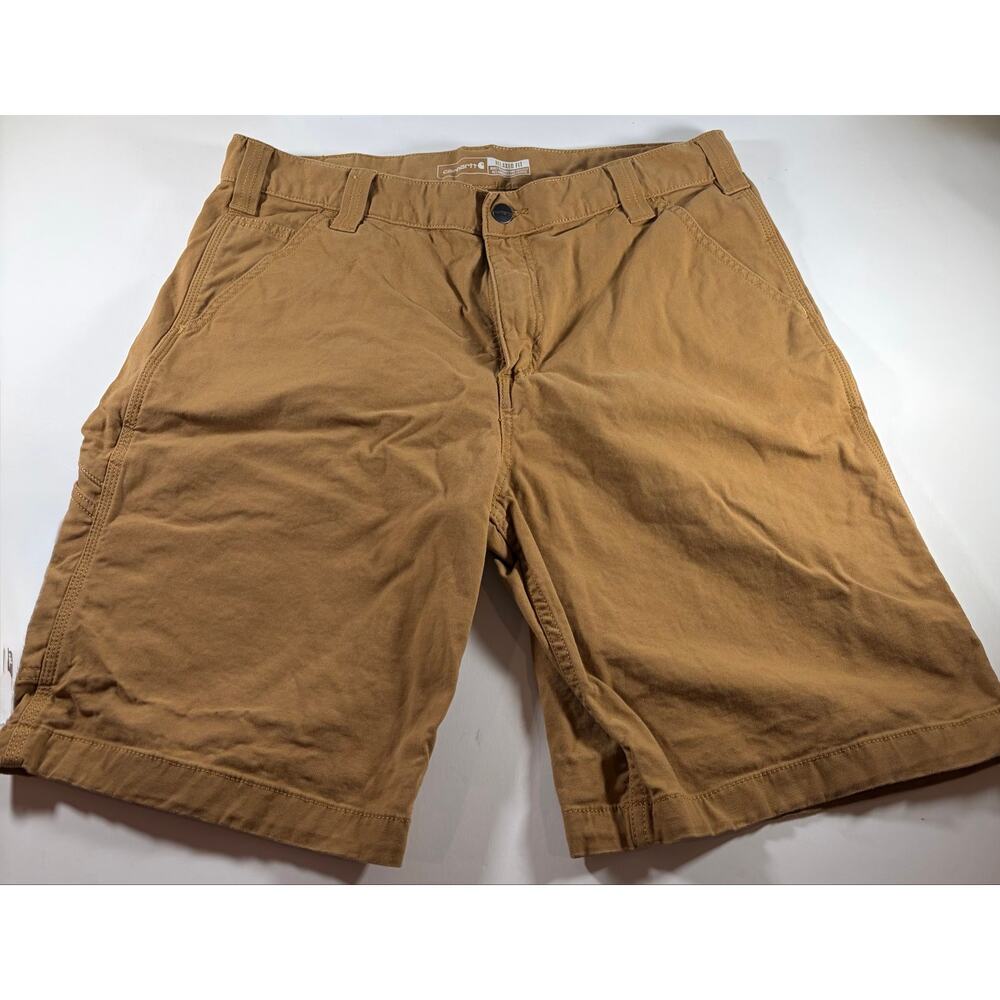 Carhartt Men’s Loose Fit Carpenter Work Shorts Size 36 Brown Utility Casual